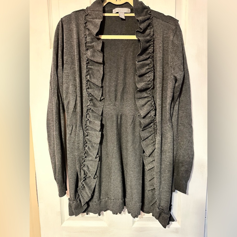 Cardigan with cinched waist